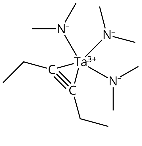 Tris(dimethylamino)3-hexyne tantalum - CAS:925670-45-7 - [(3,4-?)-3-Hexyne]tris(N-methylmethanaminato)tantalum